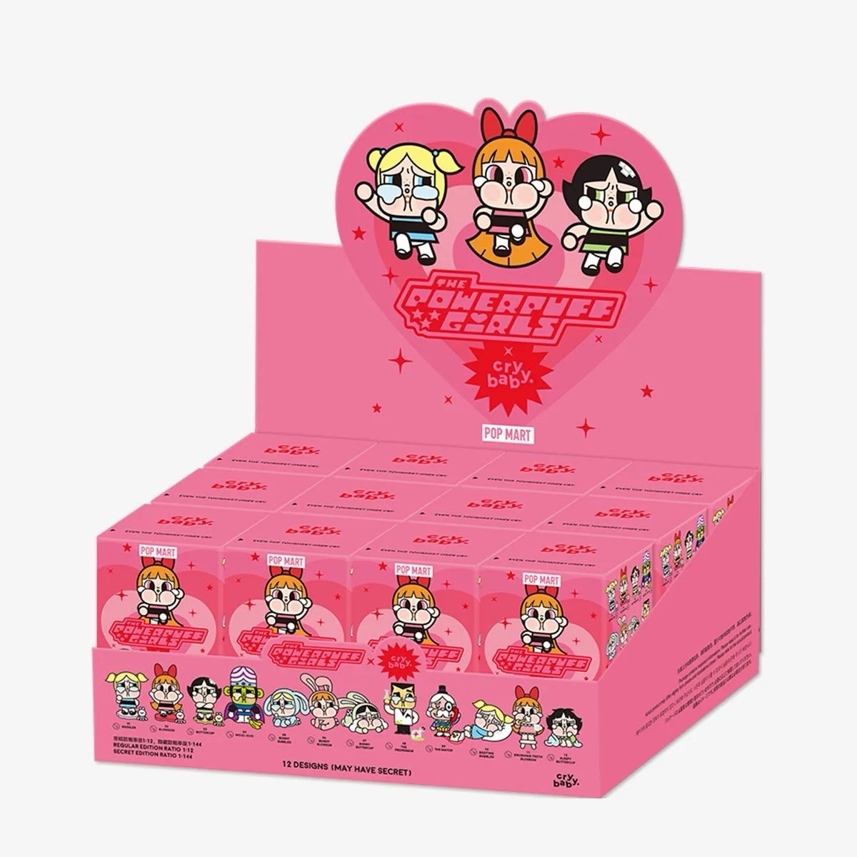POP MART CRYBABY x Powerpuff Girls Series Figures Blind Box (Whole