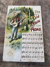 1910 Chas Rose Postcard The Old Cabin Home