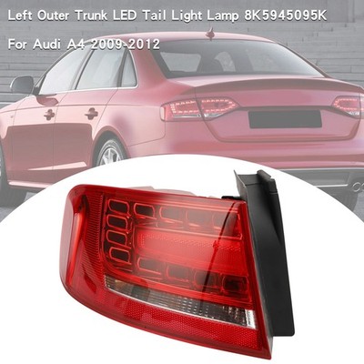 Left Outer Trunk LED Tail Light Lamp For Audi A4 2009-2012 F8 CA T09