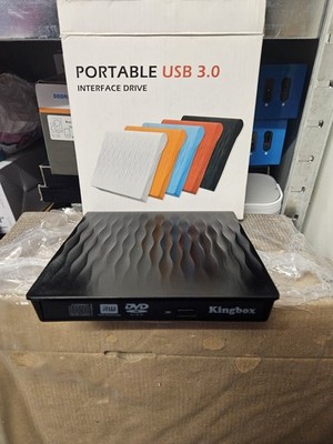 Externes CD DVD Laufwerk Extern mit USB 3.0 & Type-C Laptop CD DVD +/-RW Brenner