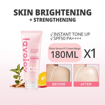 Lavojoy Let It Glow Daily Shine Body Serum Tone Up SPF50 Body Lotion