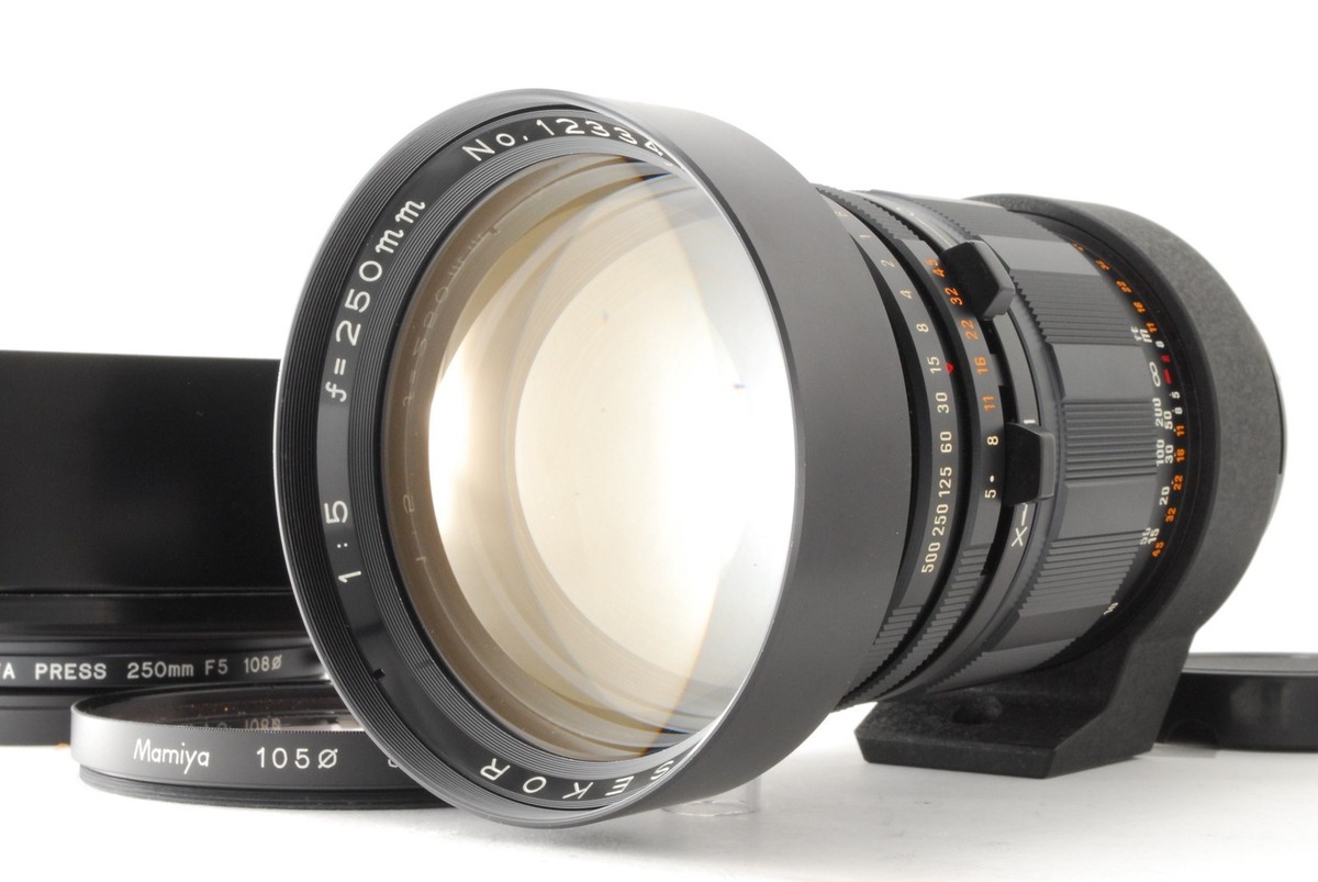 レンズ(単焦点) Mamiya Sekor 250mm f5 Mamiya-sekor 250mm F5 (for Mamiya Press) | Camera Museum by
