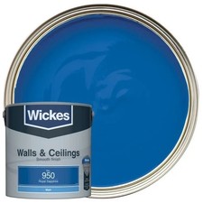 Vinyl Matt Emulsion Royal Sapphire 950 Blue Interior Wall Ceiling Paint 2.5L Pro 7.60 per litre