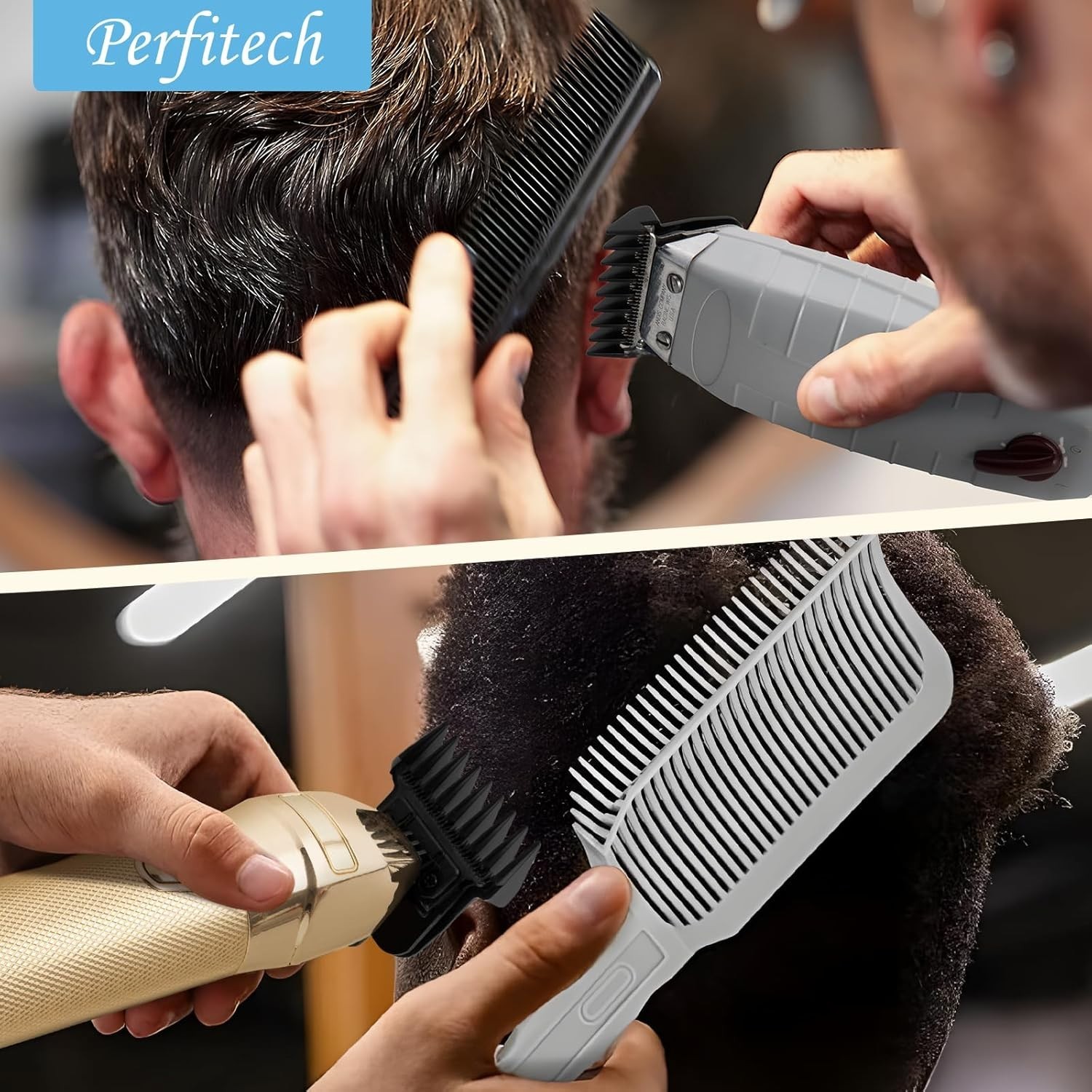 6Pcs Hair Clipper Guards Compatible with Andis T Outliner G, GO, GTO, ORL, LS2,