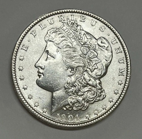 1904 Philadelphia Morgan Silver Dollar Brilliant Uncirculated Better Date