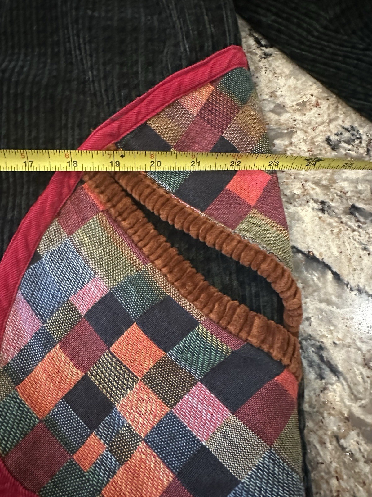 Canvasbacks Corduroy Patchwork Jacket Barn Coat S… - image 12