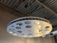 Goldberg Bros 70mm Film Reel Pendant Light Chandelier Shrek Film Strip 1-of-1