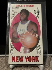 Topps 1969-70 Willis Reed Rookie #60 New York Knicks Base Set Card