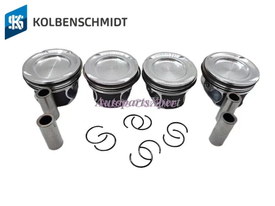 2740302417 4* KS OEM Piston w Ring Set STD for Mercedes Benz C200 C250 C260 2.0T - Image 2 of 4