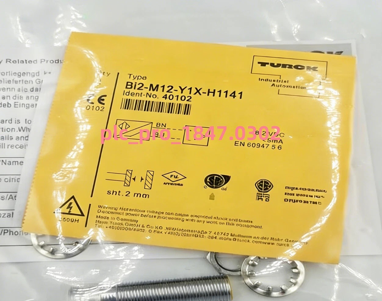 1PCS Brand New TURCK BI2-M12-Y1X-H1141 Proximity Switch Fast shipment