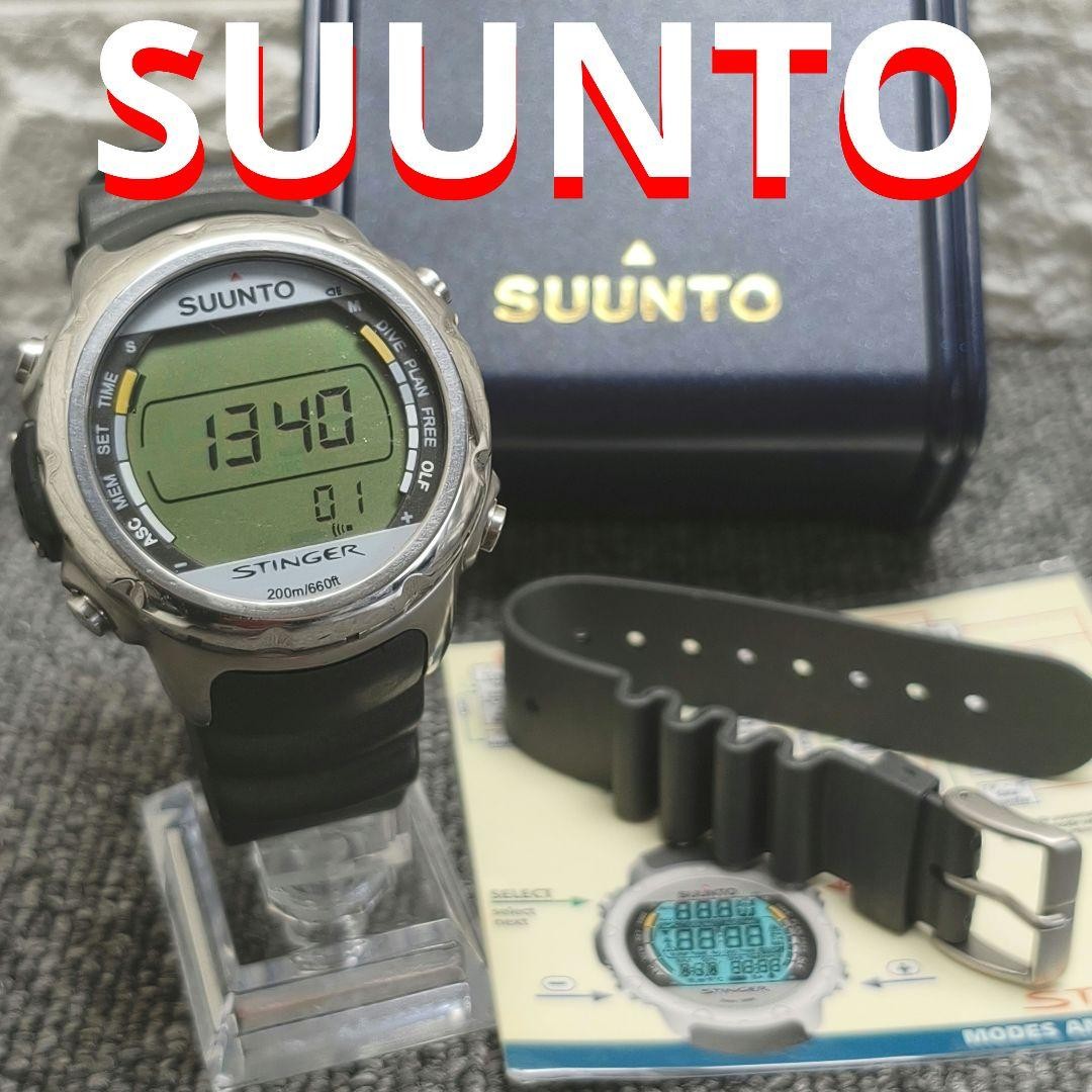 SUUNTO - 動作品 スント STINGER ダイブコンピュータ 200m防水 スティンガー SUUNTO - 動作品 スント STINGER ダイブコンピュータ 200m防水