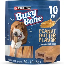 Purina Busy Bone Adult Dog Chew Treats, Peanut 2.19 Pound (Pack of 1) 