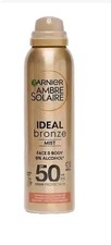 Garnier Ambre Solair Ideal Bronze Sun Tanning Mist SPF50 - Face & Body - 150ml 56.60 per litre
