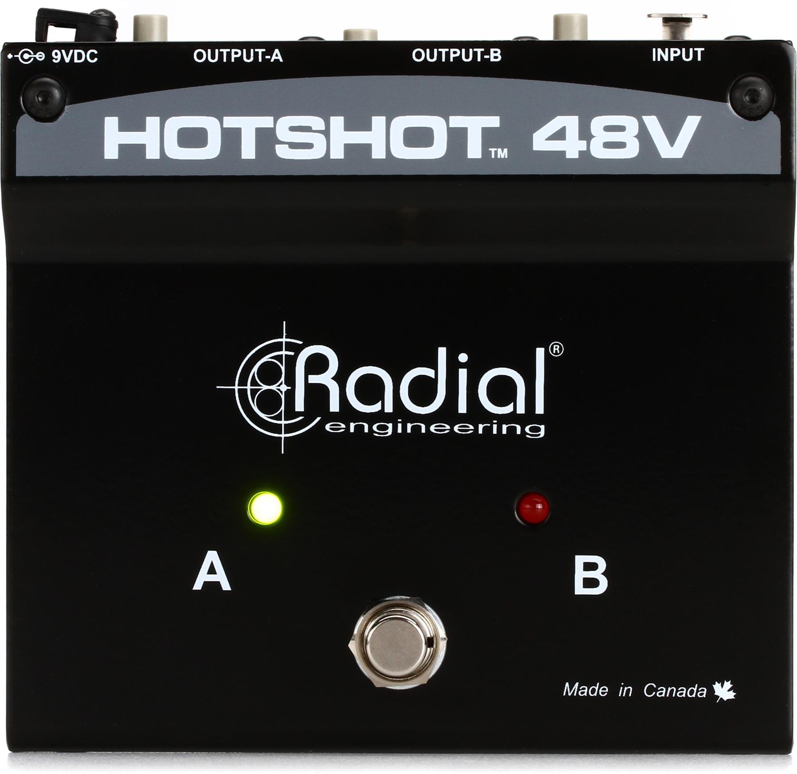 Радиальный переключатель конденсаторного микрофона HotShot 48V