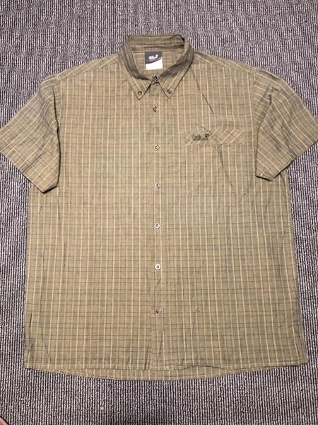 Men Jack Wolfskin T-Shirt Green 42 / XL / 50