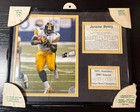 Jerome Bettis Pittsburgh Steelers 14 X 11 Matted Wall Plaque CRACKED GLASS — photo 1
