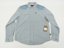 New Howler Bros H-Bar-B Tech Longsleeve Mens Medium Wild Rag Blue Mirage