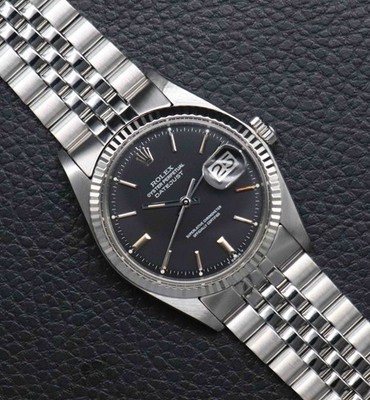 Rolex Datejust 1601 Black Dial 1976 - 2 Jahre Garantie