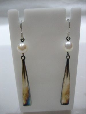RLM Studio Modernist Pearl 925 Sterling Silber Ohrhänger