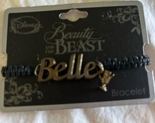 Disney Princess Beauty  The Beast Belle Cord Bracelet New