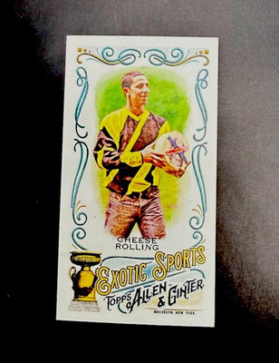 2018 Topps Allen and Ginter Mini Exotic Sports #MES8 Cheese Rolling