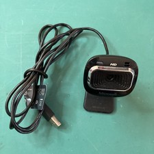 Microsoft LifeCam HD-3000 Webcam. 30 FPS USB 2.0. Black. Tested. VERY GOOD.
