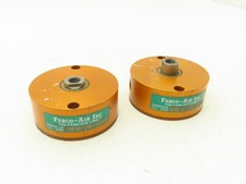 Fabco-Air A221XV Pancake Pneumatic Cylinder Double Acting 1-5/8" x 1/4" Lot of 2