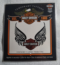 Harley Davidson Motorcycles Wings Temporary Tattoos 2 Large 1993