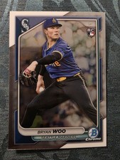2024 Bowman Chrome Base Bryan Woo RC Seattle Mariners #88