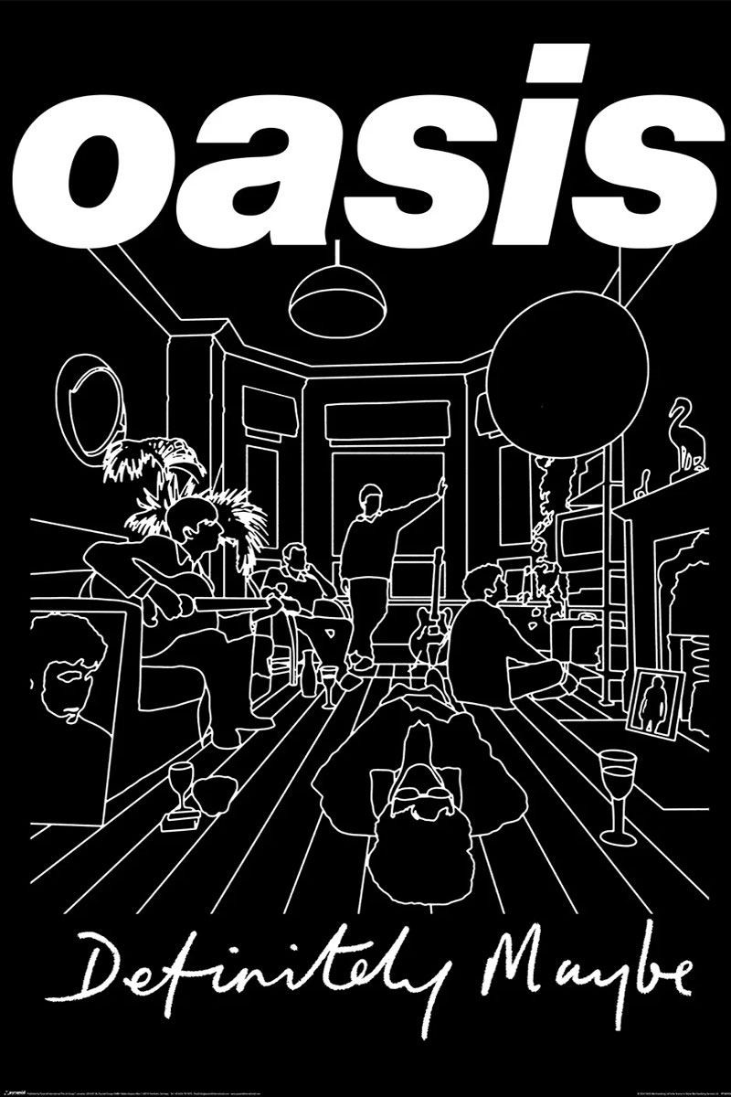 Oasis Definitely Maybe Art Maxi Poster - Laminated