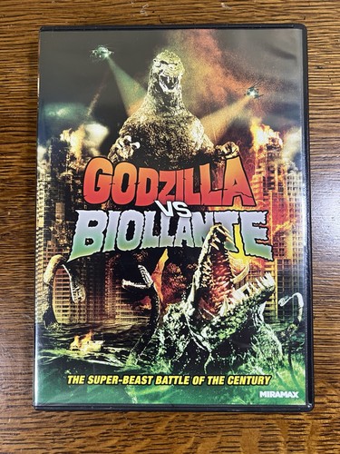Godzilla Vs. Biollante DVD, 2014 Miramax RARE OOP Region 1