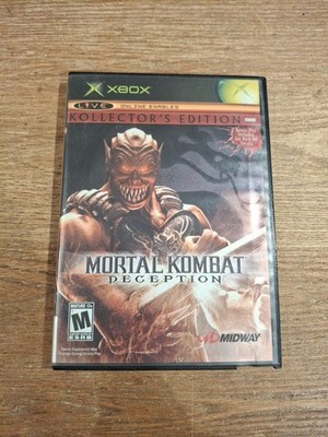 Mortal Kombat Deception Kollectors Edition XBOX Baraka Version *No Manual
