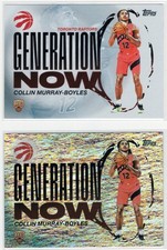 2025-26 Topps basketball Collin Murray-Boyles RC GENERATION NOW - Base & Holo