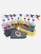 Autosmart Car Cleaning Kit Full Valet Pack Car Care Wash Polish Sponge Shampoo