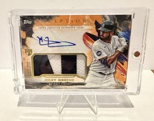 2023 Topps Inception - Inception Autograph Patch Riley Greene #IAP-RG Orange /10