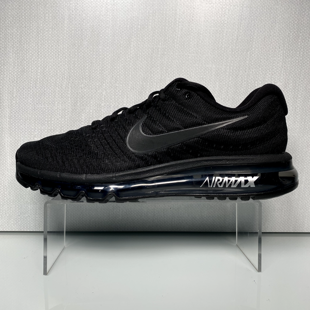 Nike Air Max 2017 Shoes Triple Black 849559-004 Men's Sizes NEW | eBay