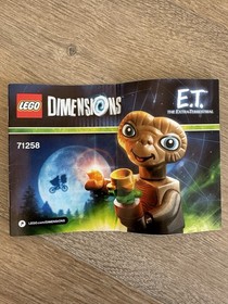 Vintage Lego Manual ET Lego Dimensions E.T. 71258