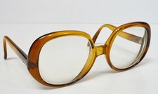 VINTAGE CHRISTIAN DIOR CD OPTYL AMBER EYE GLASSES 648 5 1/4 52  18 135 GERMANY