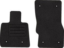Fußmatten Velours Autoteppich passend für ALFA Romeo Stelvio vorne schwarz