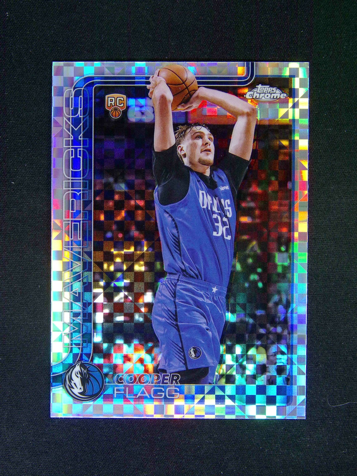 2025-26 Topps Chrome Cooper Flagg RC Rookie #251 X-Fractor