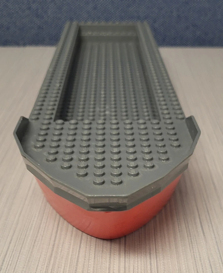 Lego Boat Ship Red Hull With 16" Grey Deck 62791 Pre Owned From 2007 Set 7906 - Image 2 of 4