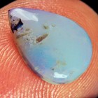 1.25Ct Natural Black Lightning Ridge Opal Cab UPWS185 — photo 1