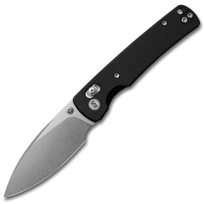 M Miguron Vakor Folding 3.15 Inches Stonewash 14c28n Blade Black G10 Handle W...