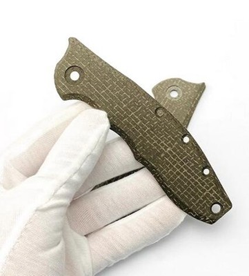 1 Stück Custom Micarta Handle Patch Scales für Zero Tolerance 0562CF Messer 