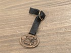 Caterpillar 75th Anniversary Bulldozer Dozer Tractor Watch Fob w/strap — photo 1