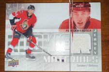 2011-12 Upper Deck - Rookie Materials Patch Patrick Wiercioch Senators
