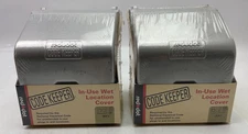 (2) Red Dot CODE KEEPER 2CKS In-Use Wet Location Two Gang Cover Lot, 4-3/4" in D