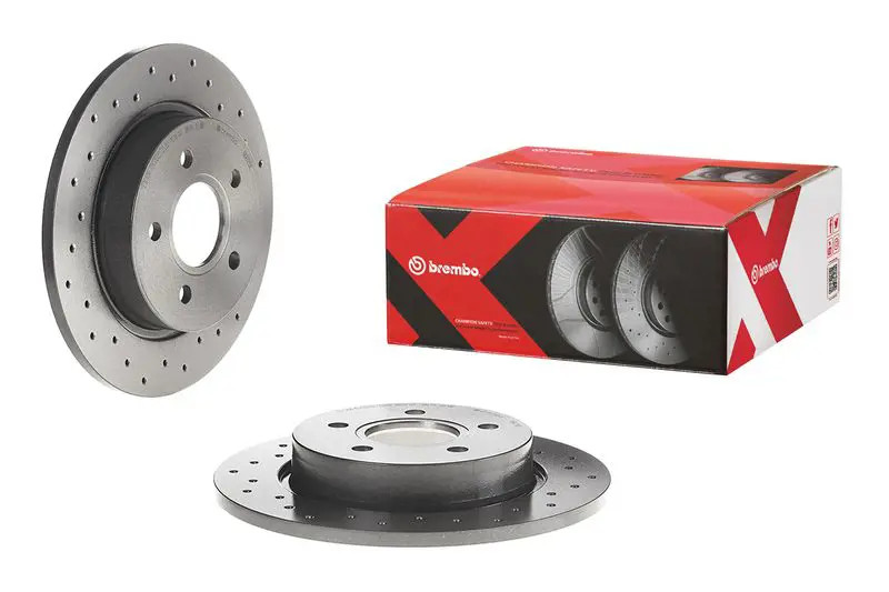 Bremsscheibe voll 08.A725.1X BREMBO für FORD FOCUS III Stufenheck FOCUS III - Bild 3