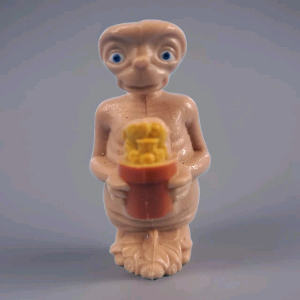 Vintage 1982 E.T.  Figura extraterrestre da LJN Toys PVC topo de bolo anos 80 - Imagem 2 de 4