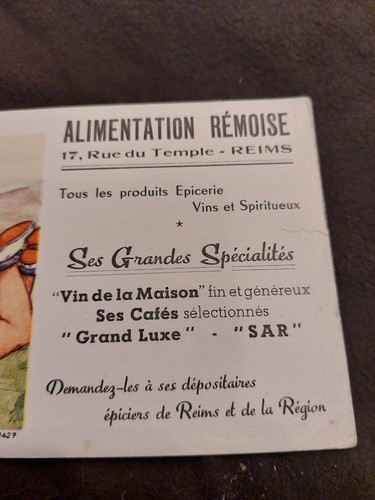 Buvard Alimentation Rémoise Reims Enfants Chien - Photo 2 sur 3